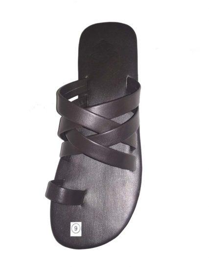 genuine leather flip flops